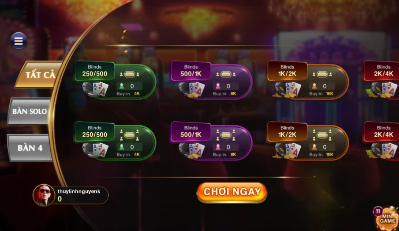 Tìm hiểu các vòng cược có trong game bài Poker